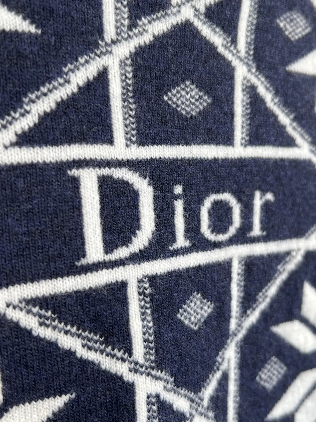 Dior Ski Capsule Floral Diamond Jacquard Sweater D31519235 — view 4