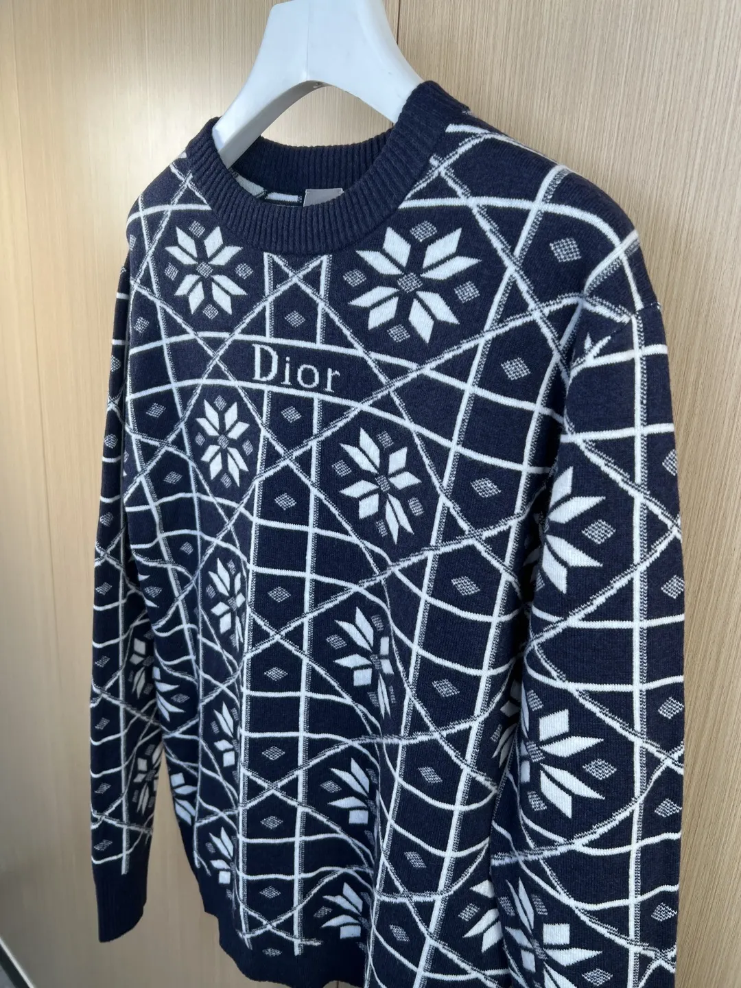 Dior Ski Capsule Floral Diamond Jacquard Sweater D31519235 — view 5