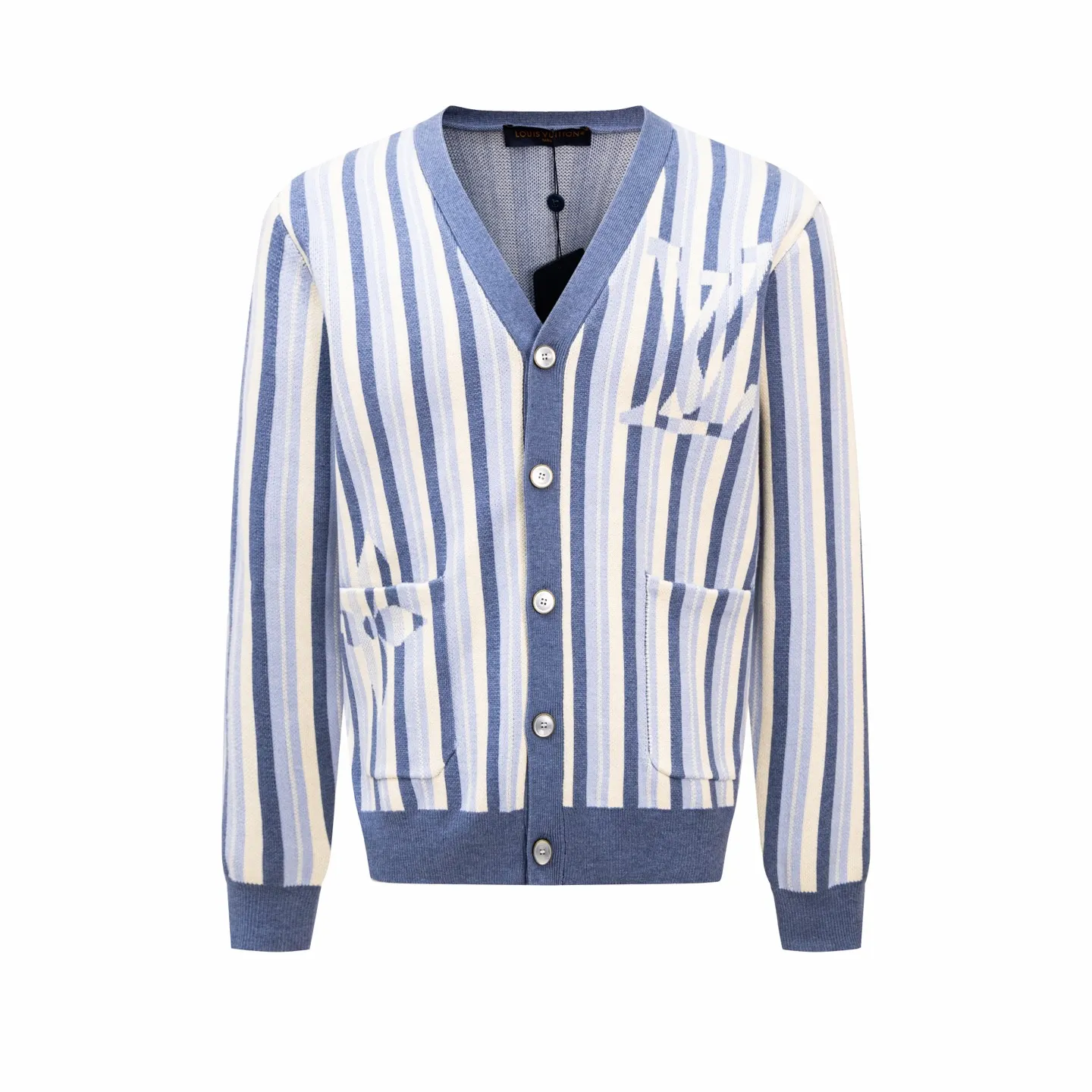 Striped Jacquard Wool-Blend Cardigan D31513786