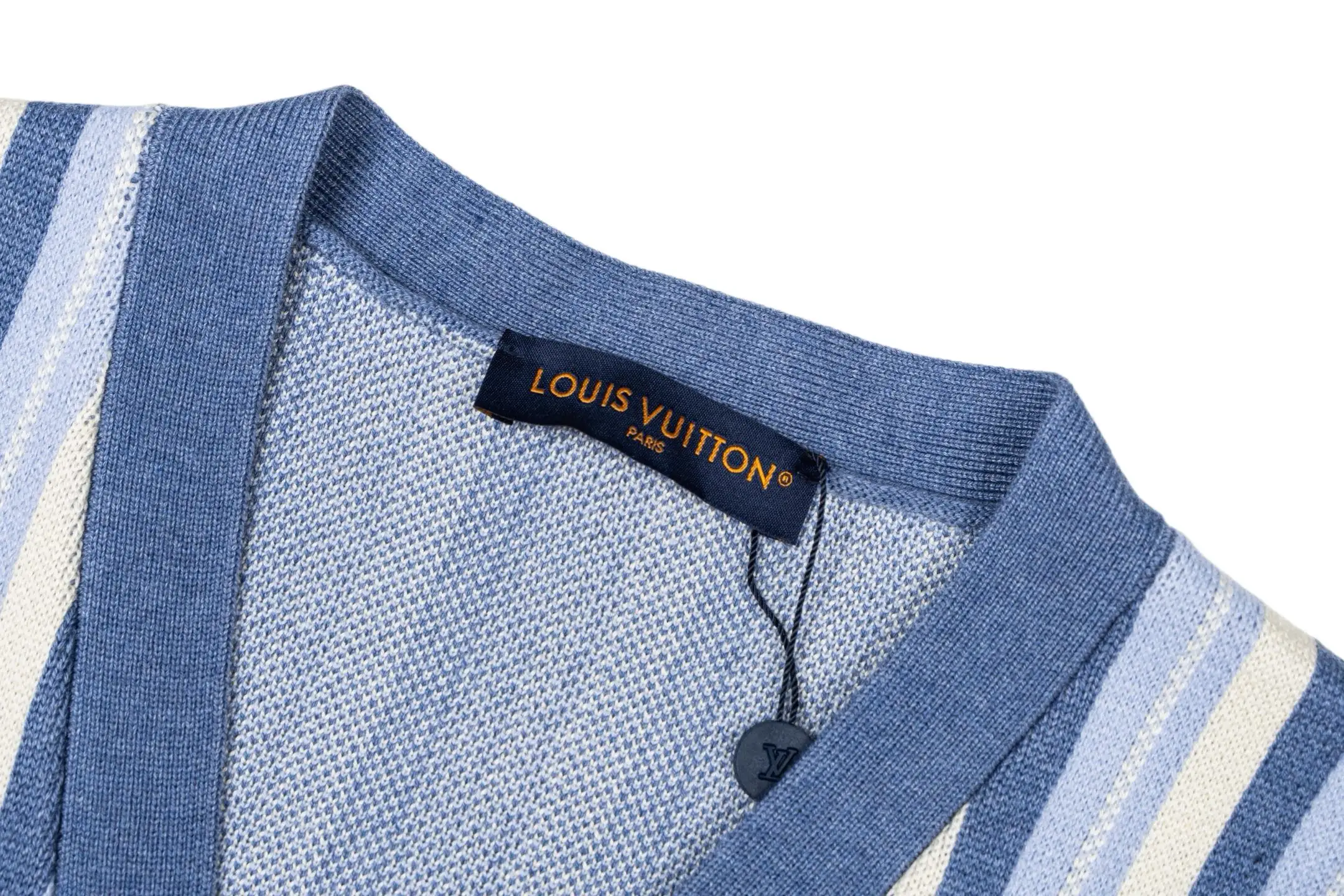 Striped Jacquard Wool-Blend Cardigan D31513786 — view 3