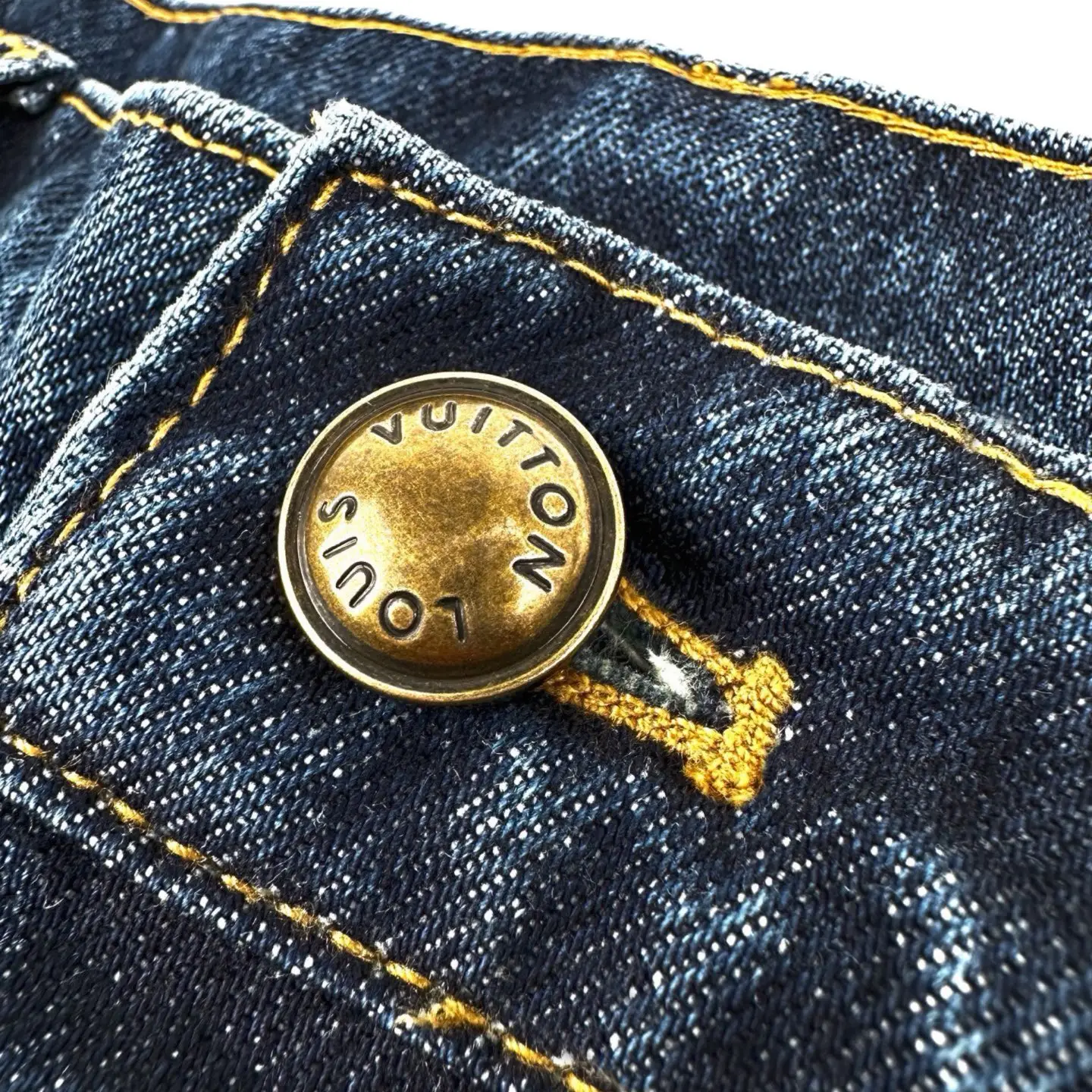 Monogram Turn-Up Cuff Straight-Leg Jeans D31521029 — view 7