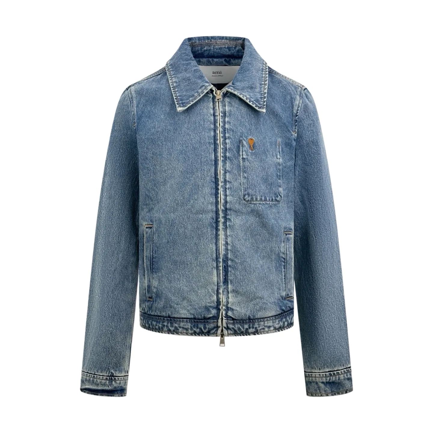 Ami de Coeur Embroidered Denim Jacket D31521216
