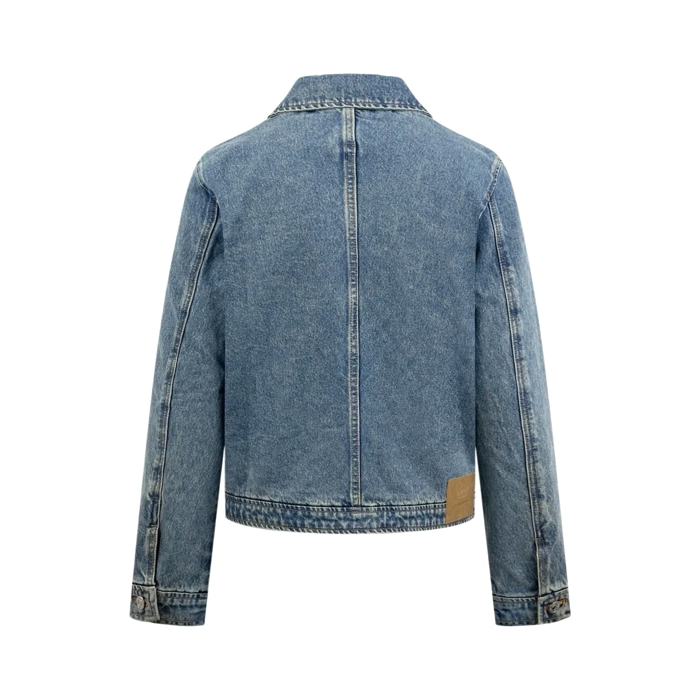 Ami de Coeur Embroidered Denim Jacket D31521216 — view 2