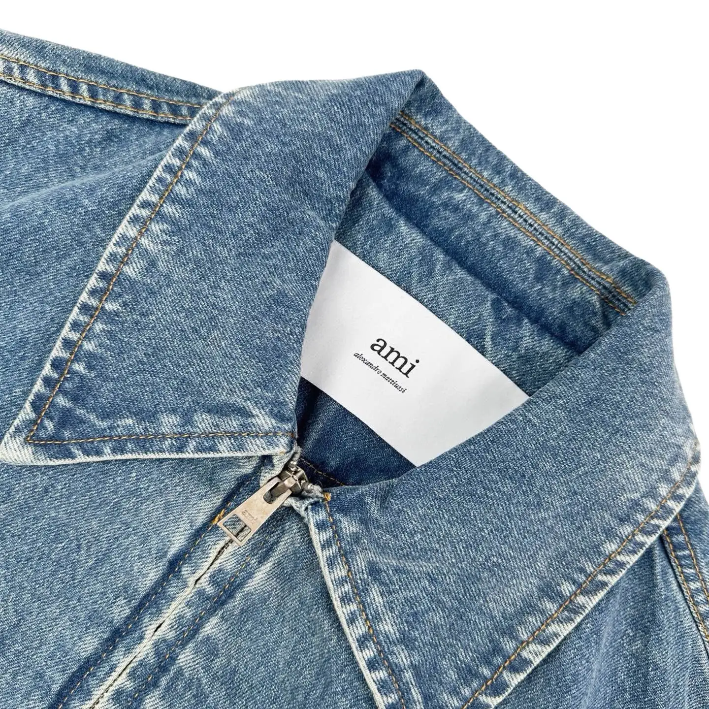 Ami de Coeur Embroidered Denim Jacket D31521216 — view 3