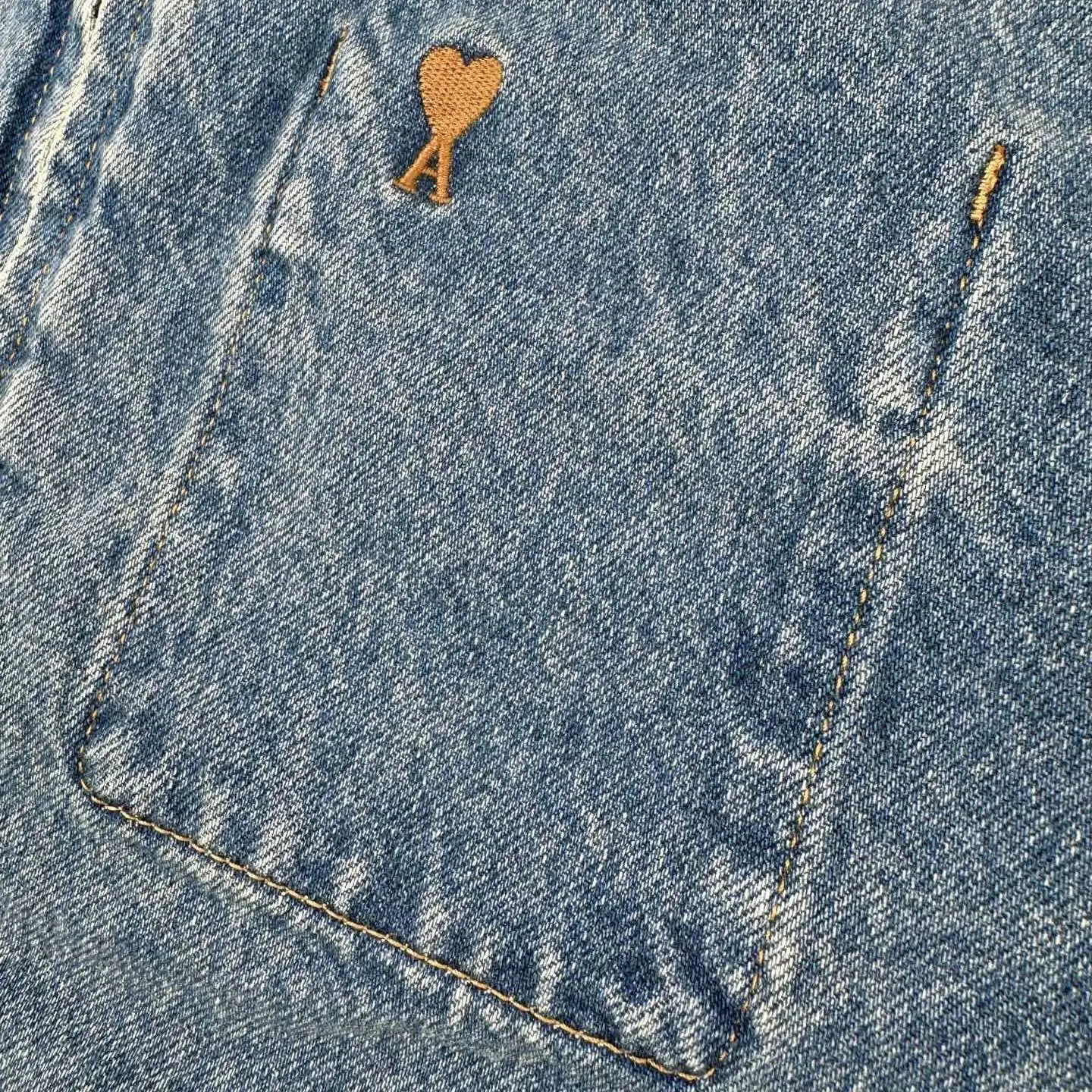 Ami de Coeur Embroidered Denim Jacket D31521216 — view 5