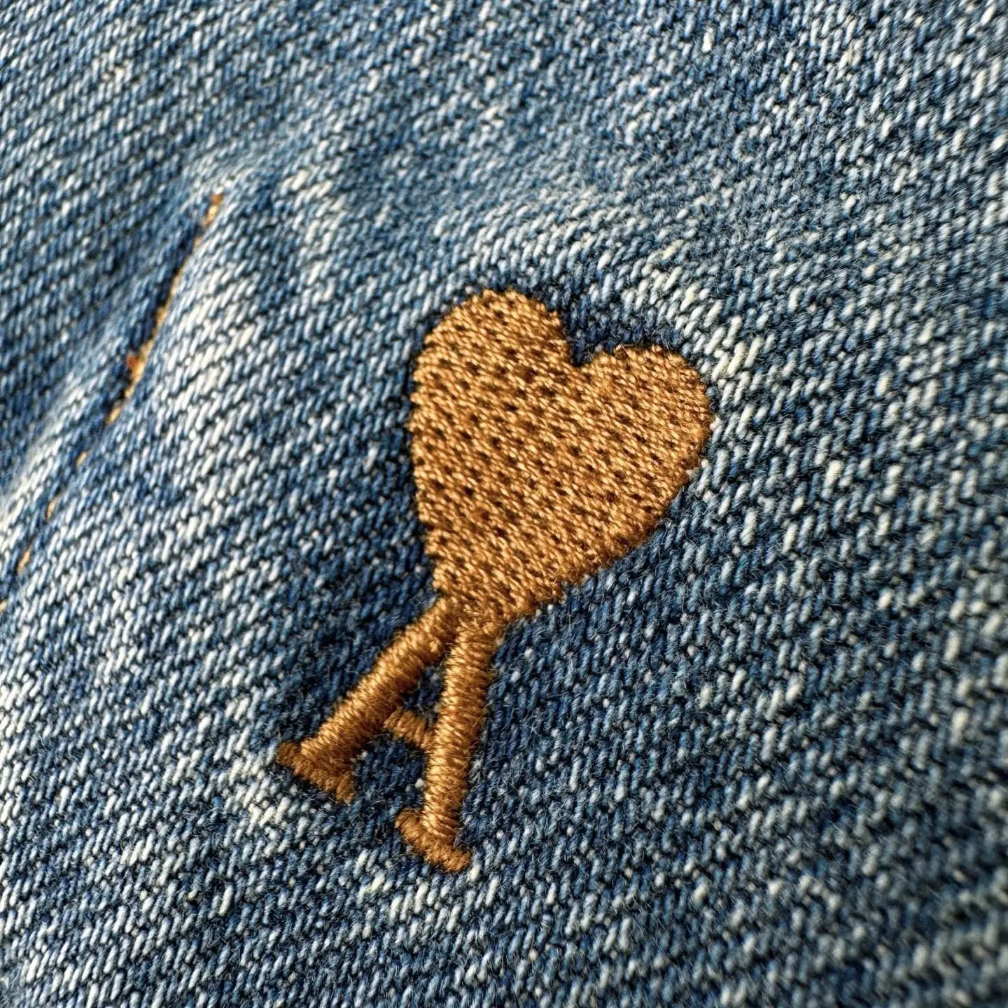 Ami de Coeur Embroidered Denim Jacket D31521216 — view 6