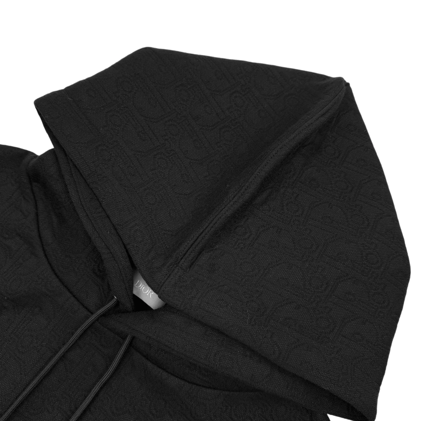 Oblique Jacquard Cotton Hoodie D31521235 — view 3