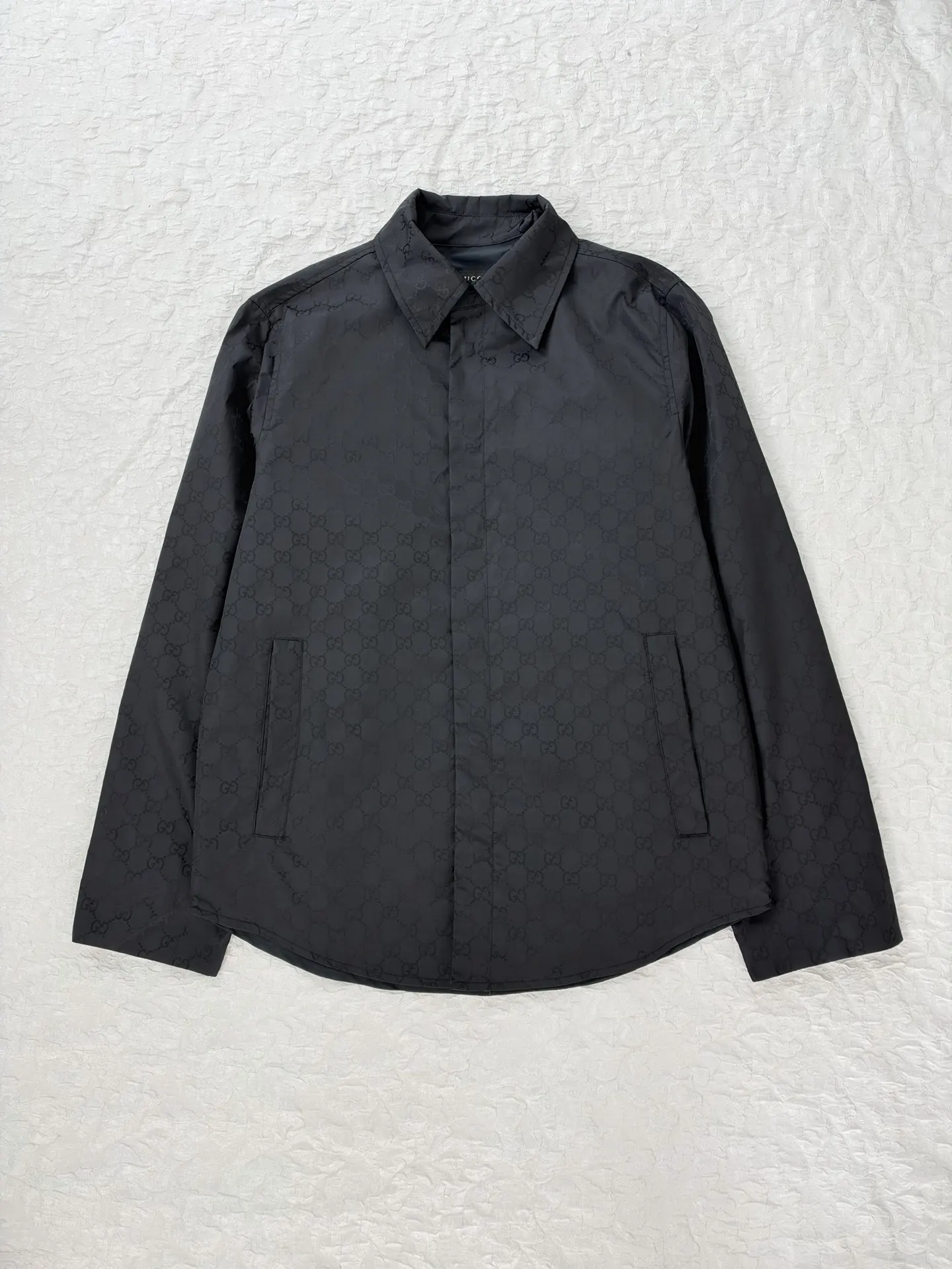 GG Jacquard Nylon Blend Overshirt D31519175 — view 3
