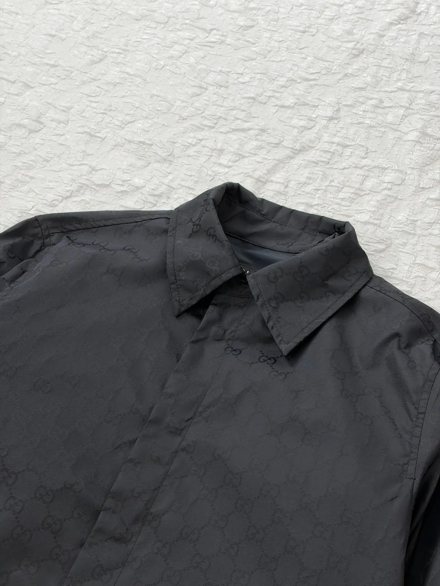 GG Jacquard Nylon Blend Overshirt D31519175 — view 5