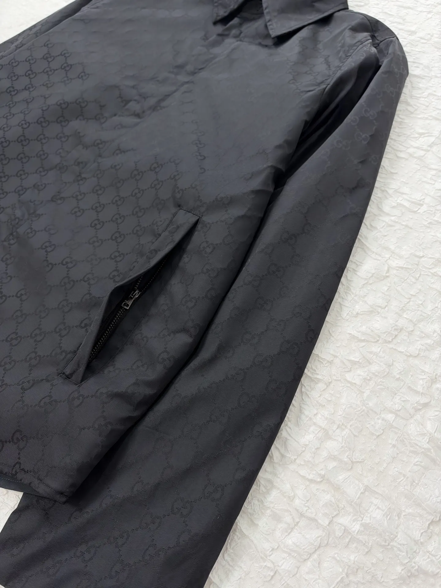 GG Jacquard Nylon Blend Overshirt D31519175 — view 8
