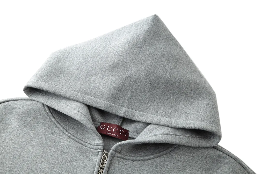Logo-Embroidered Zip-Up Hoodie D31521087 — view 3