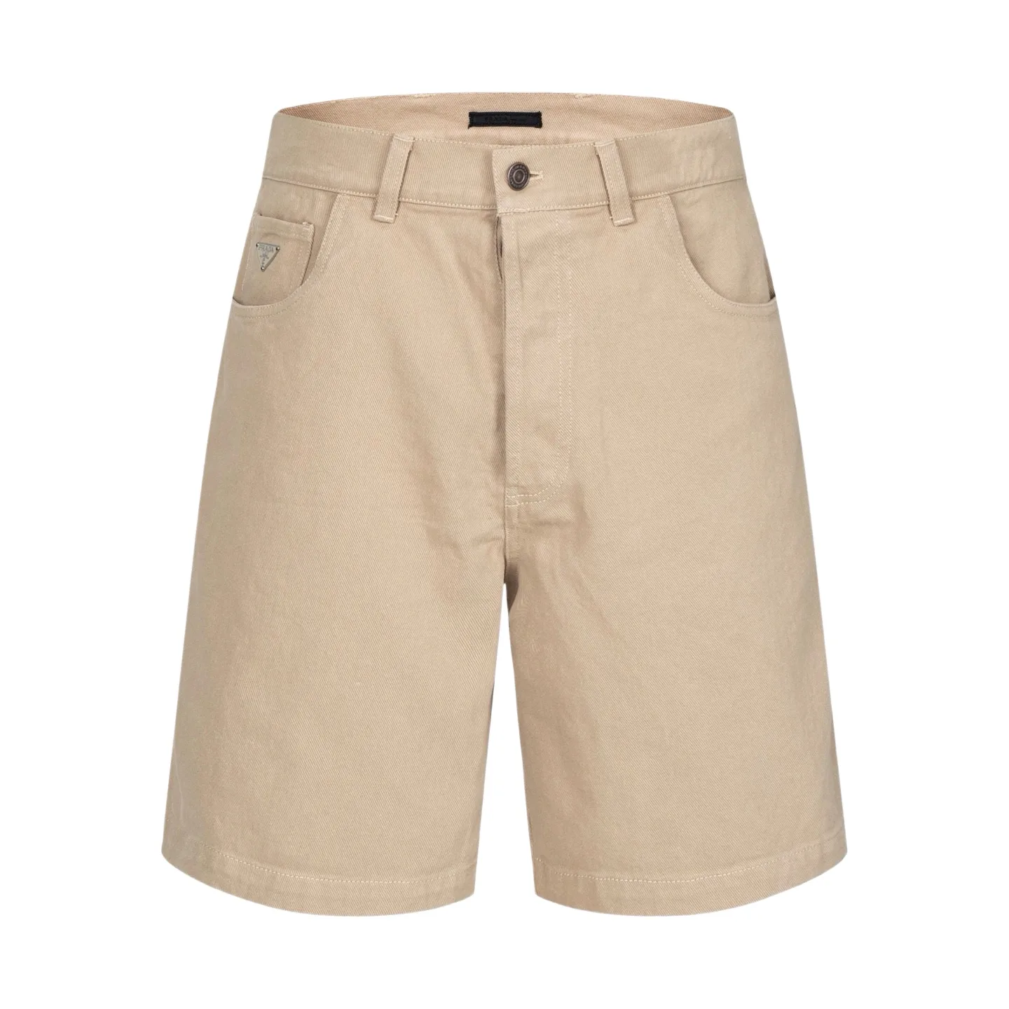 Logo-Badge Straight-Leg Denim Shorts D31521144