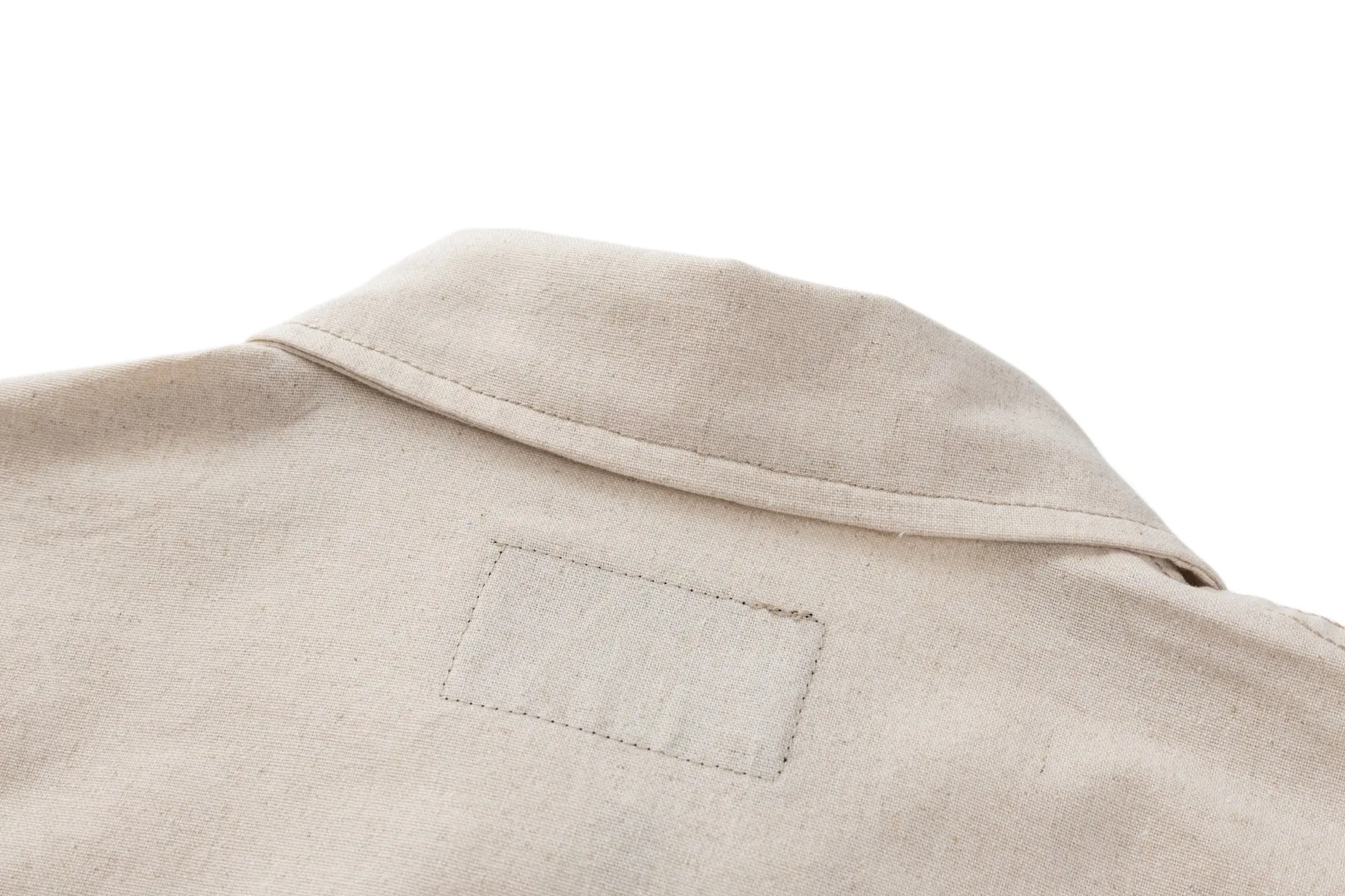 Logo-Appliquéd Chambray Cotton-Linen Jacket D31521203 — view 4