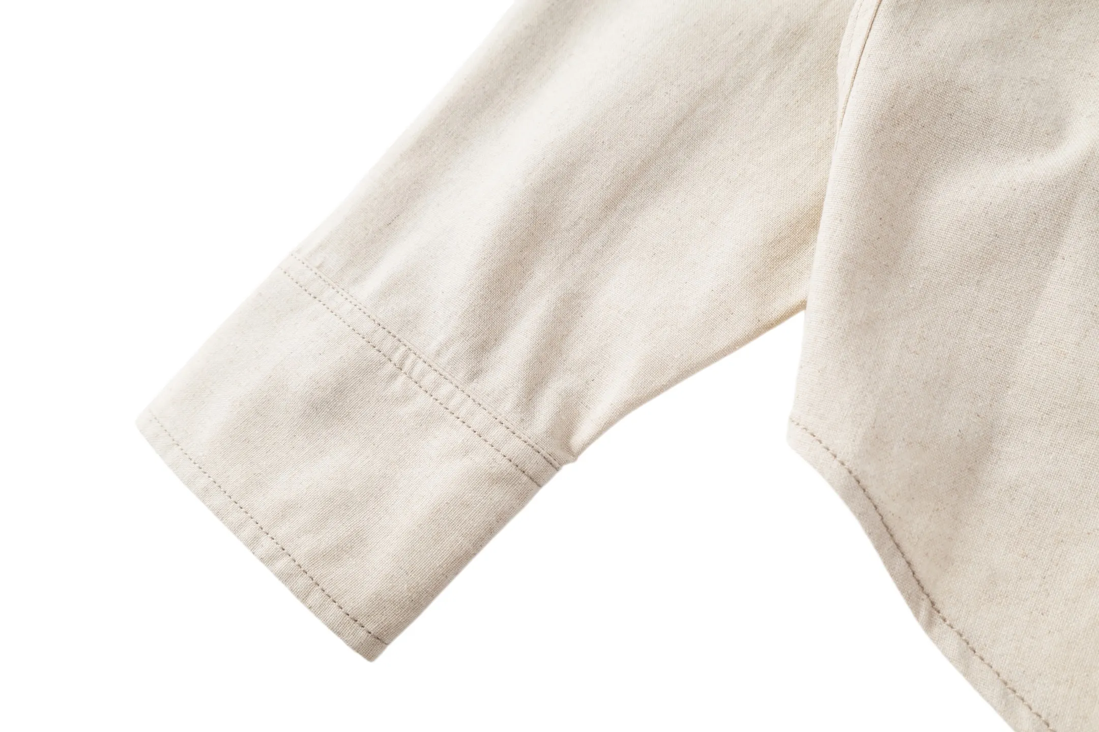 Oversized Cotton-Linen Chambray Shirt D31521202 — view 7