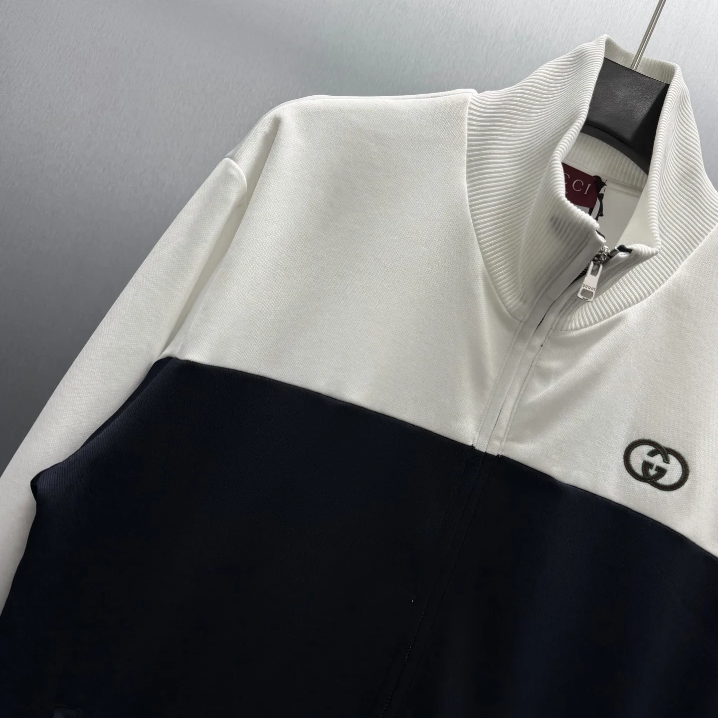Interlocking G Bicolor Jersey Track Jacket D31514178 — view 2