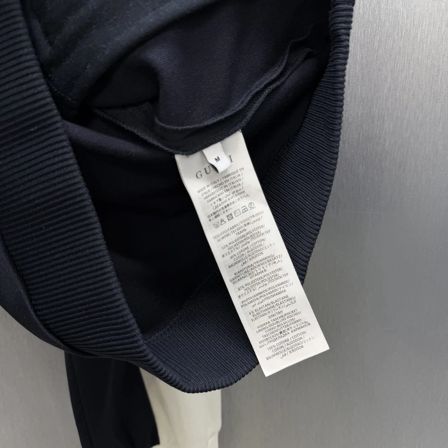 Interlocking G Bicolor Jersey Track Jacket D31514178 — view 9