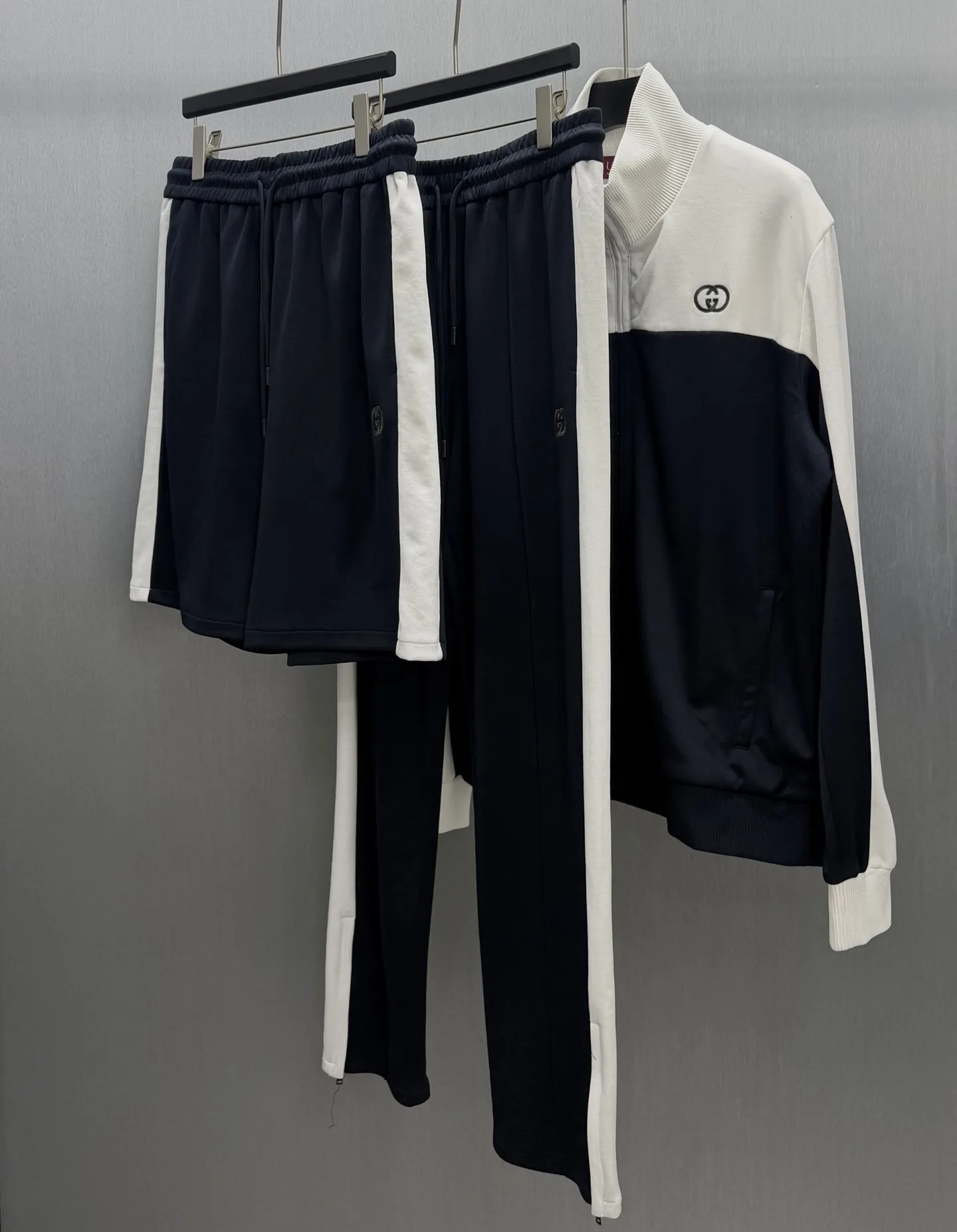 Interlocking G Bicolor Jersey Track Jacket D31514178 — view 10