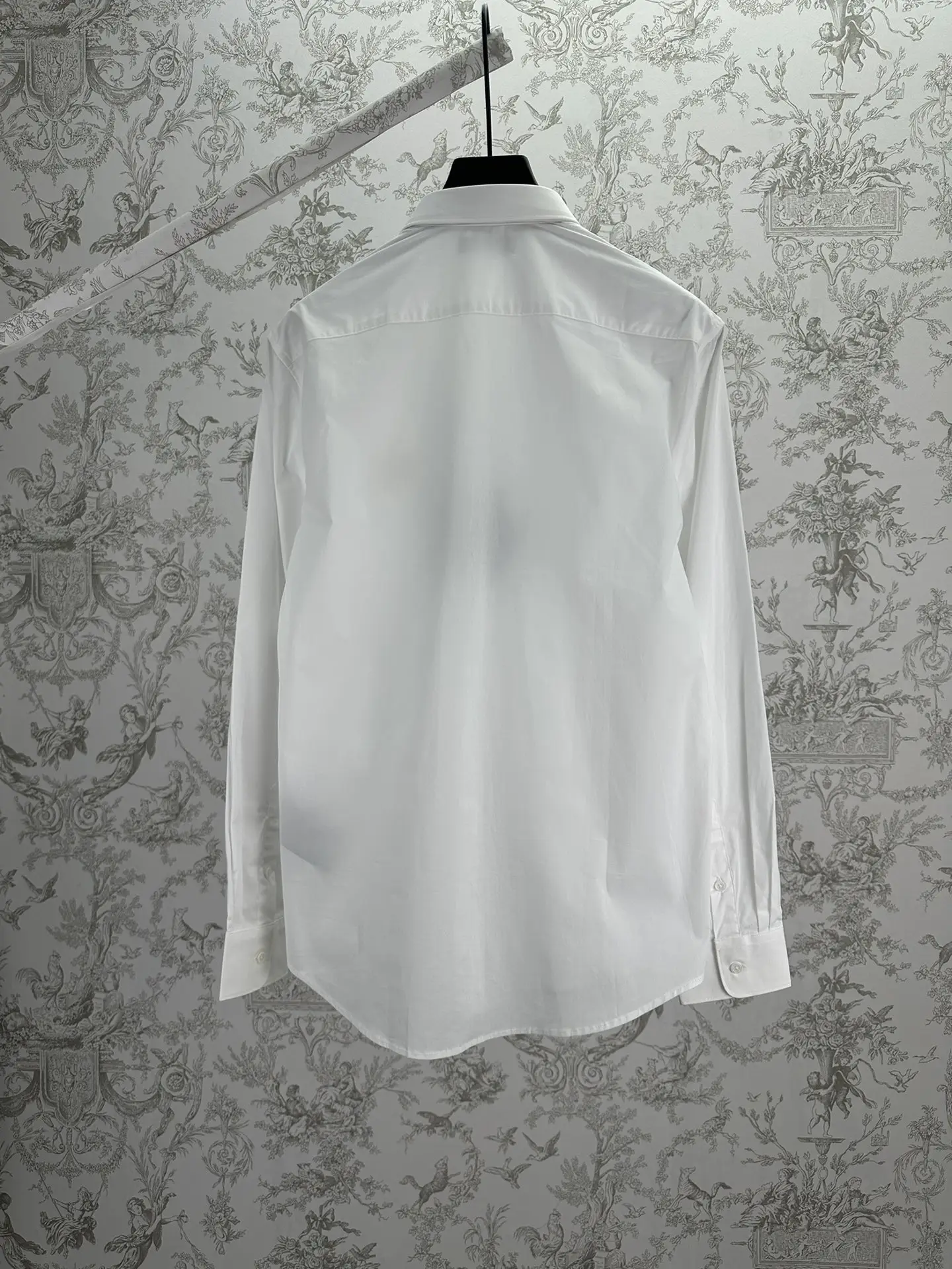 Logo-Embroidered Cotton-Poplin Shirt D32013966 — view 2