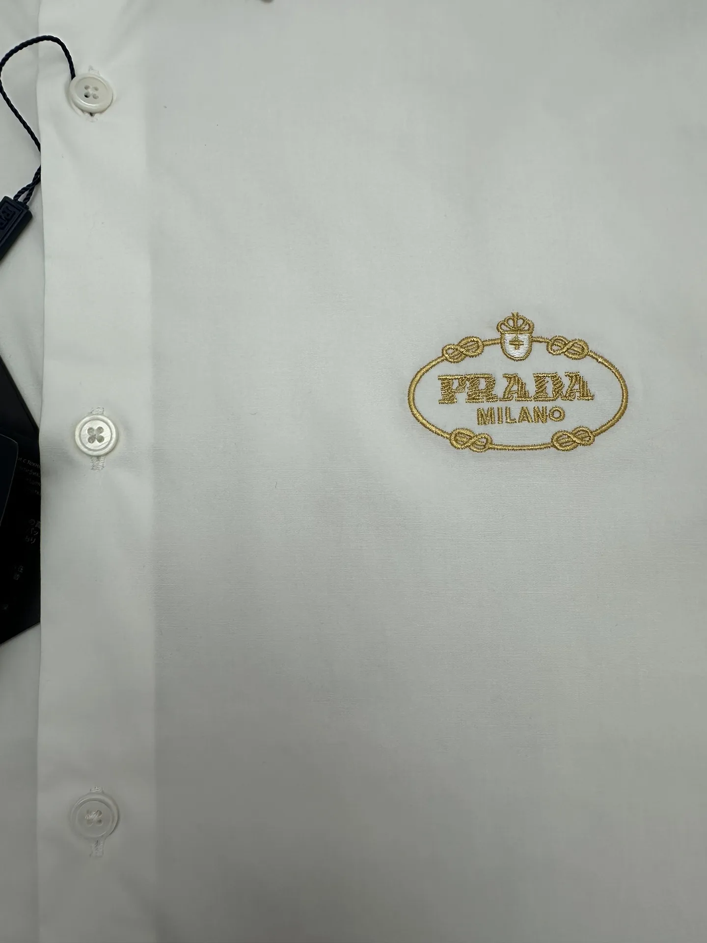 Logo-Embroidered Cotton-Poplin Shirt D32013966 — view 3