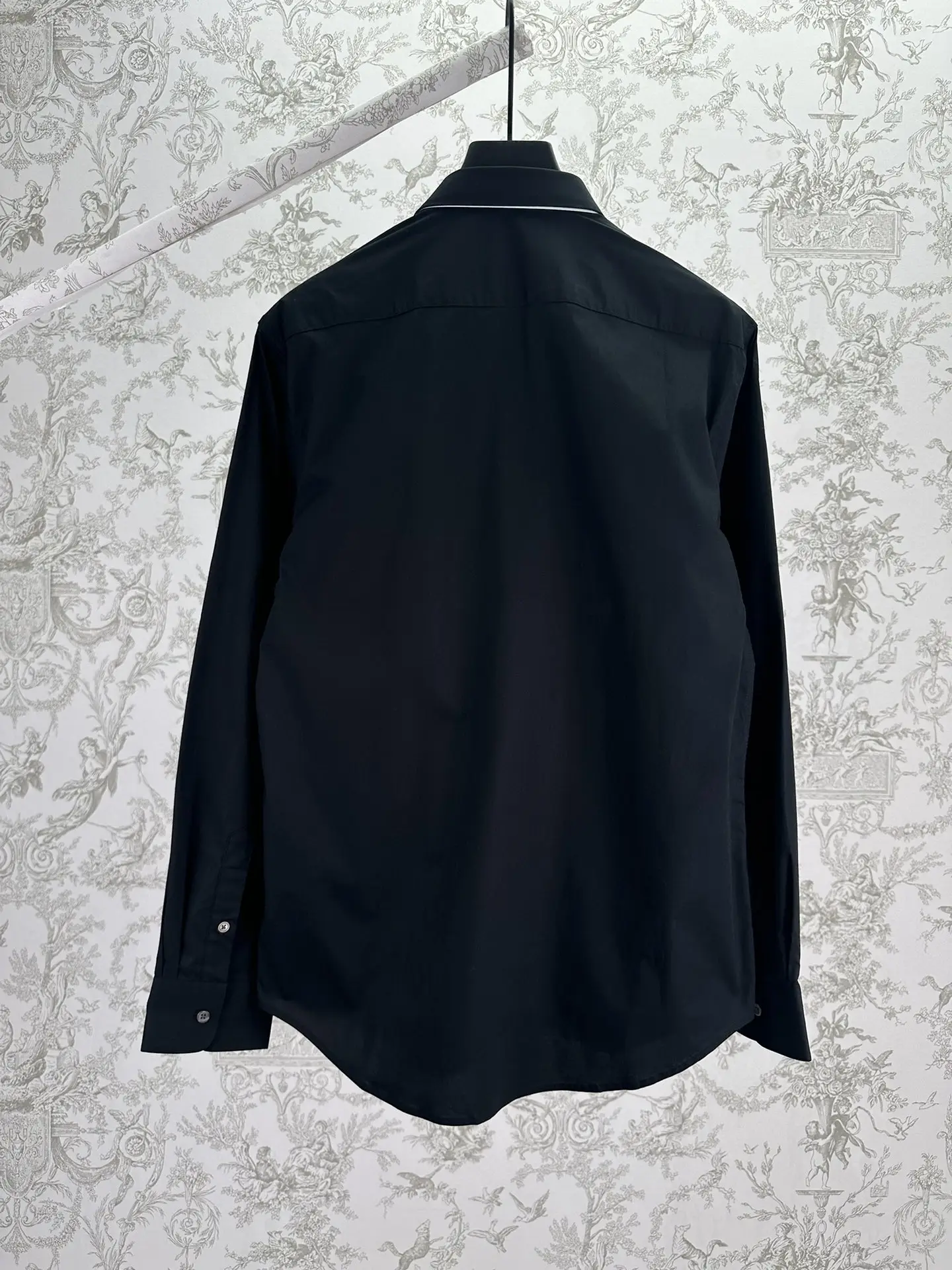 Logo-Embroidered Cotton-Poplin Shirt D32013967 — view 2