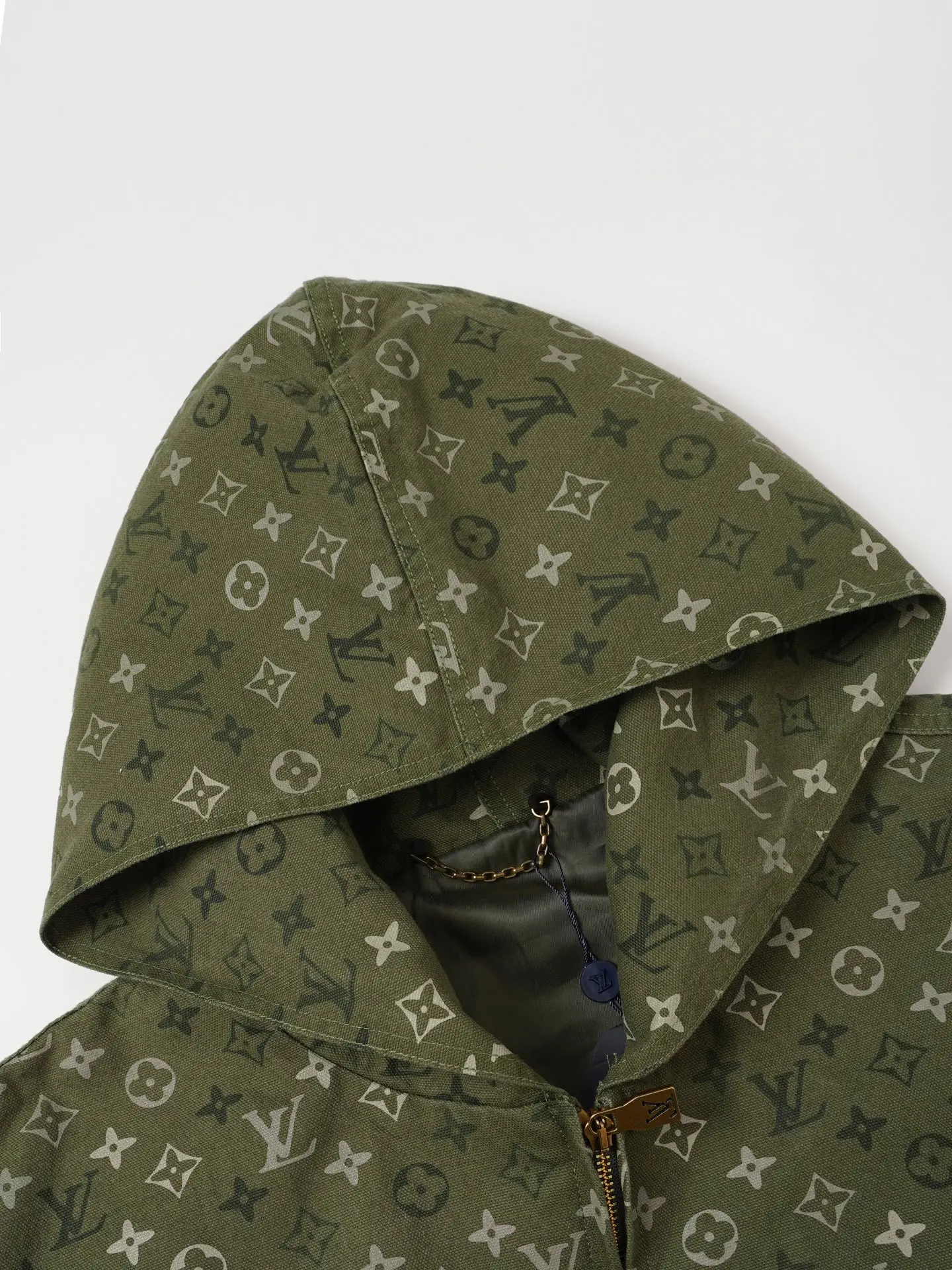 Monogram Camouflage Hooded Zip-Up Jacket D32023616 — view 3