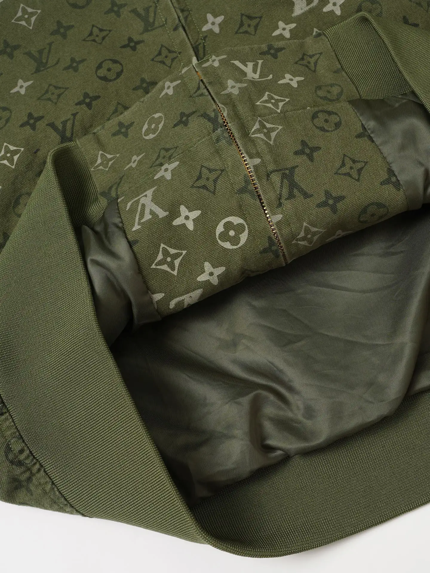 Monogram Camouflage Hooded Zip-Up Jacket D32023616 — view 4