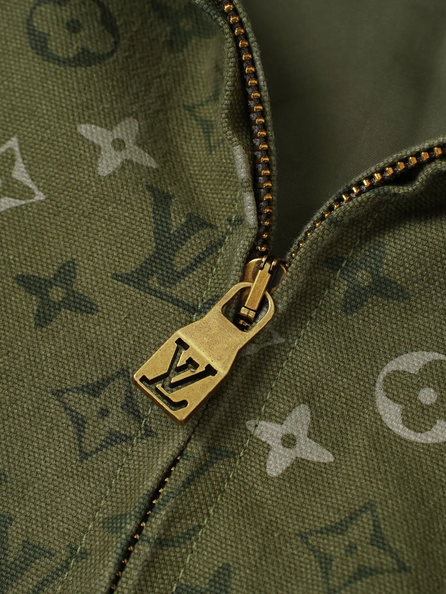 Monogram Camouflage Hooded Zip-Up Jacket D32023616 — view 7