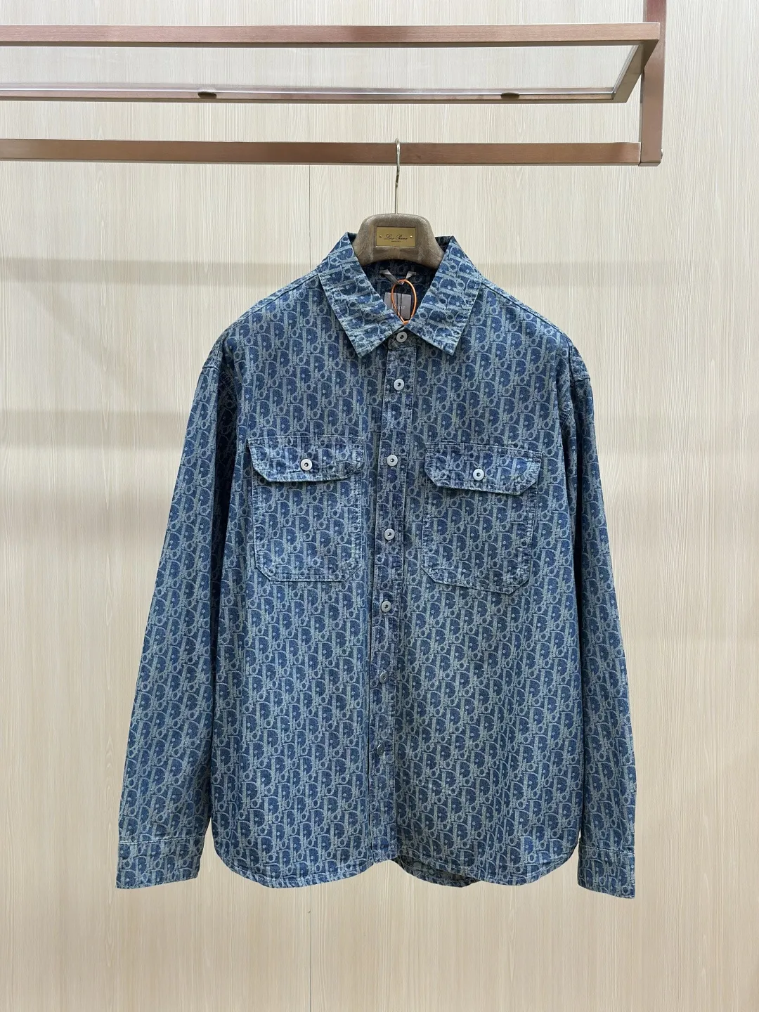 Oblique Monogram Denim Overshirt Jacket D32019144 — view 2