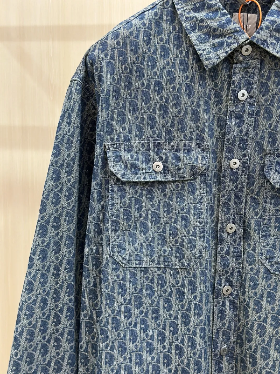 Oblique Monogram Denim Overshirt Jacket D32019144 — view 5