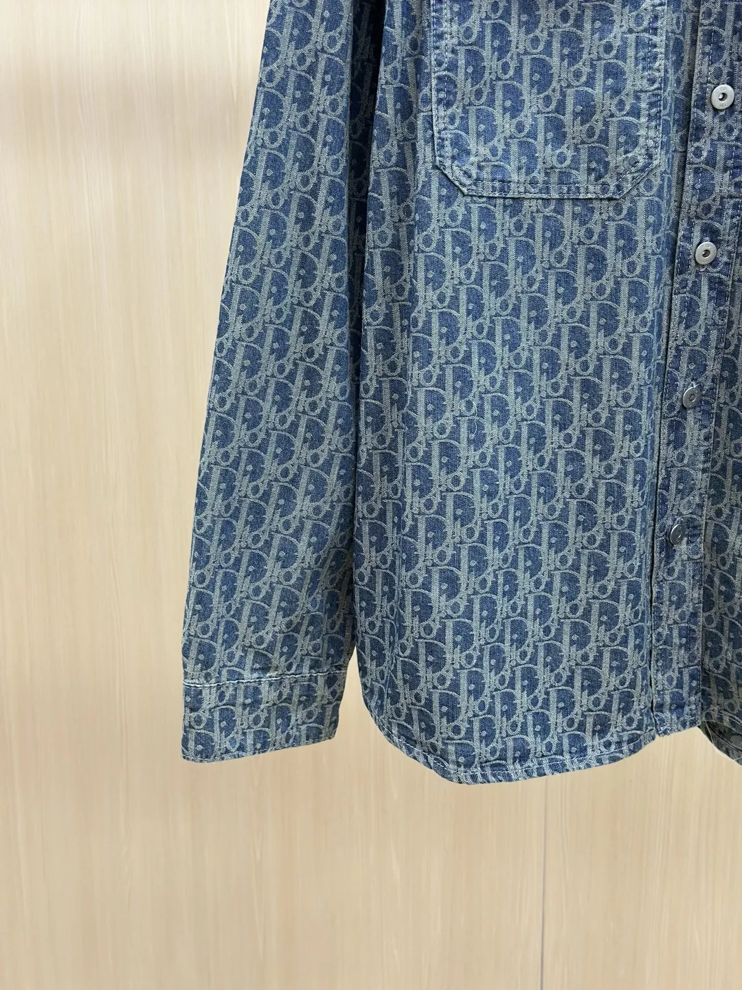 Oblique Monogram Denim Overshirt Jacket D32019144 — view 6