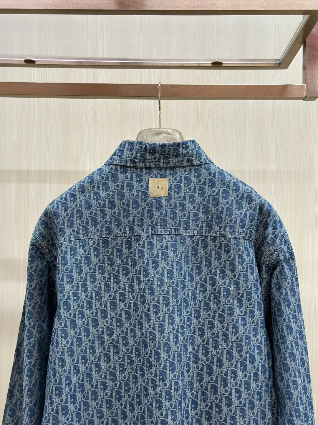 Oblique Monogram Denim Overshirt Jacket D32019144 — view 8