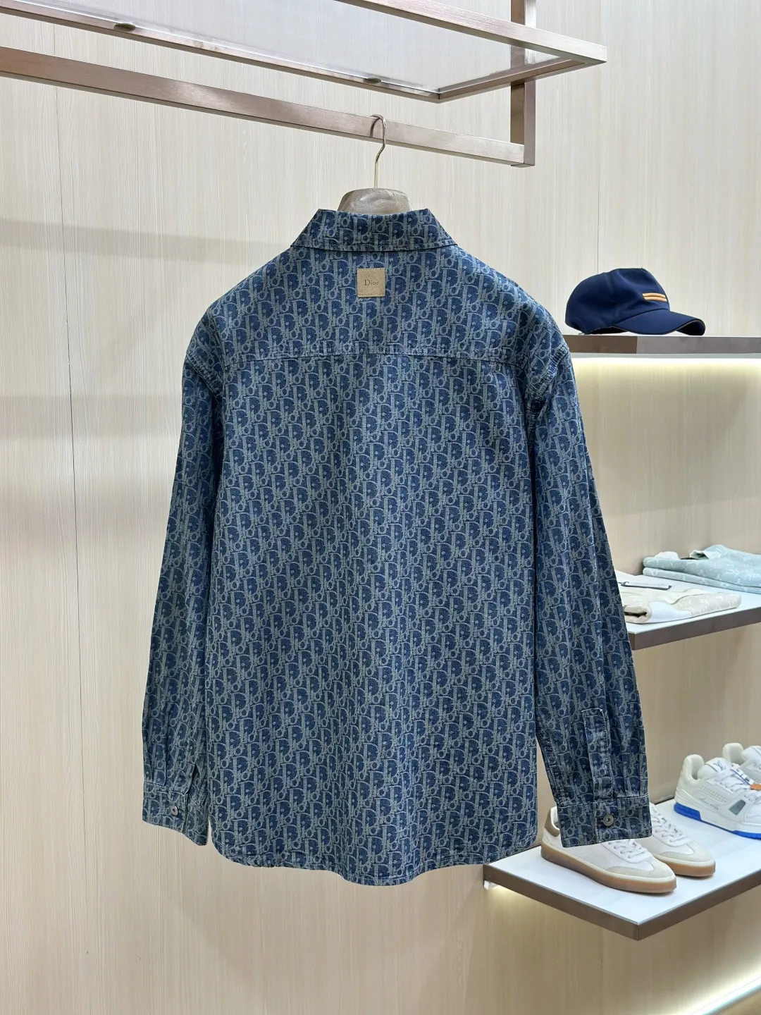 Oblique Monogram Denim Overshirt Jacket D32019144 — view 9