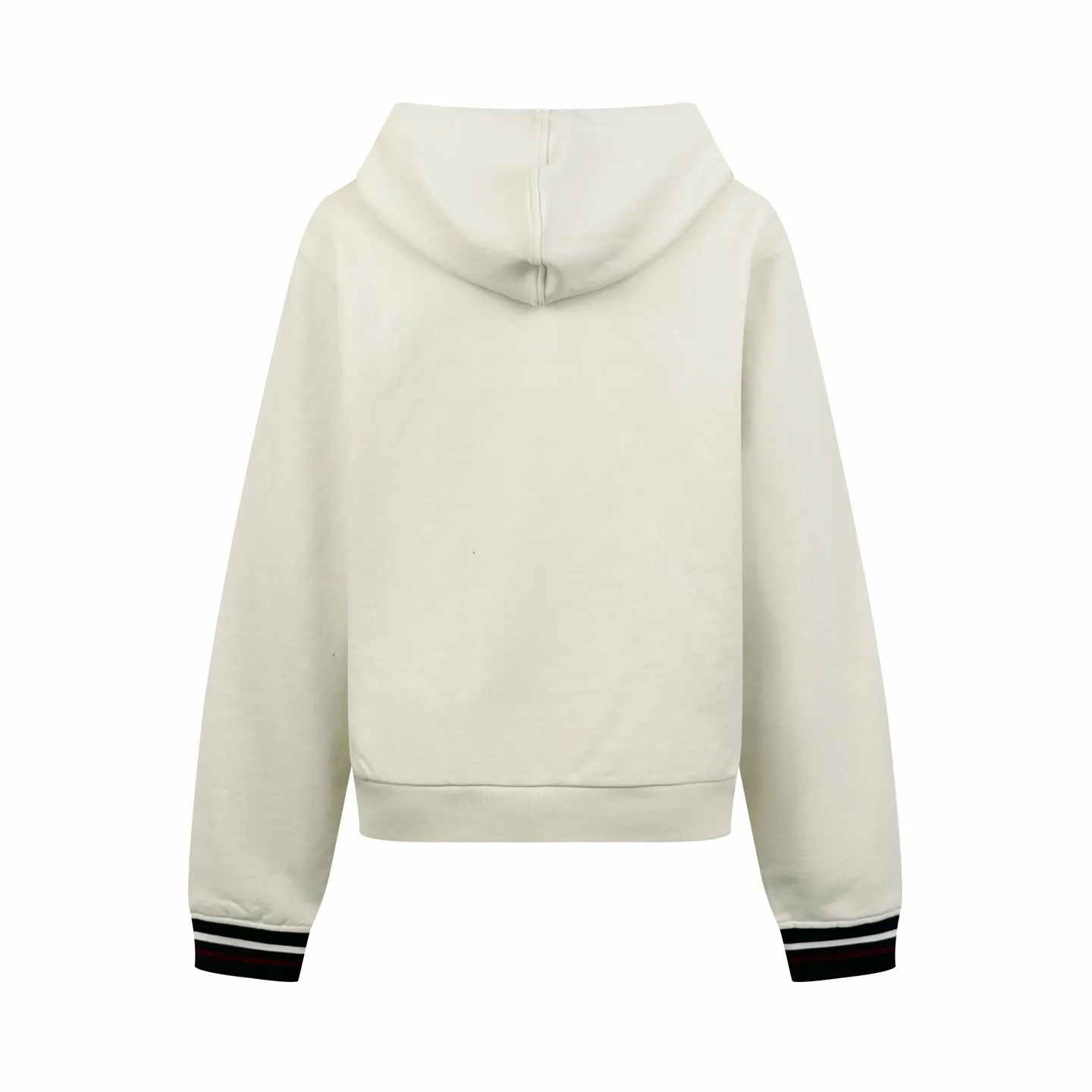 Logo-Print Zip-Up Cotton Hoodie D32019001 — view 2
