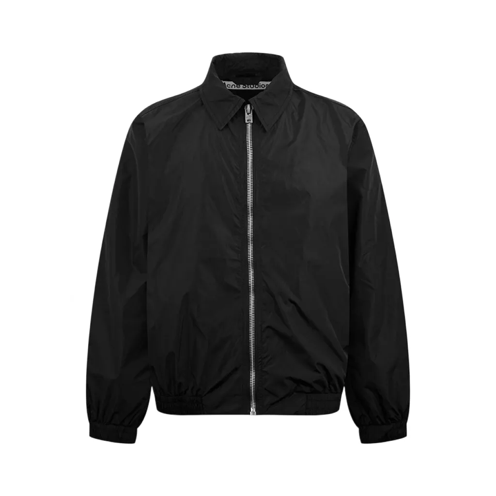 1996 Logo-Print Nylon Zip-Up Jacket D32521227