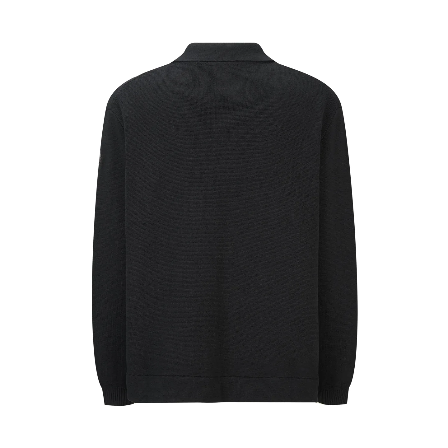 Moncler Leather-Trimmed Wool-Blend Zip-Up Cardigan D32519222 — view 2