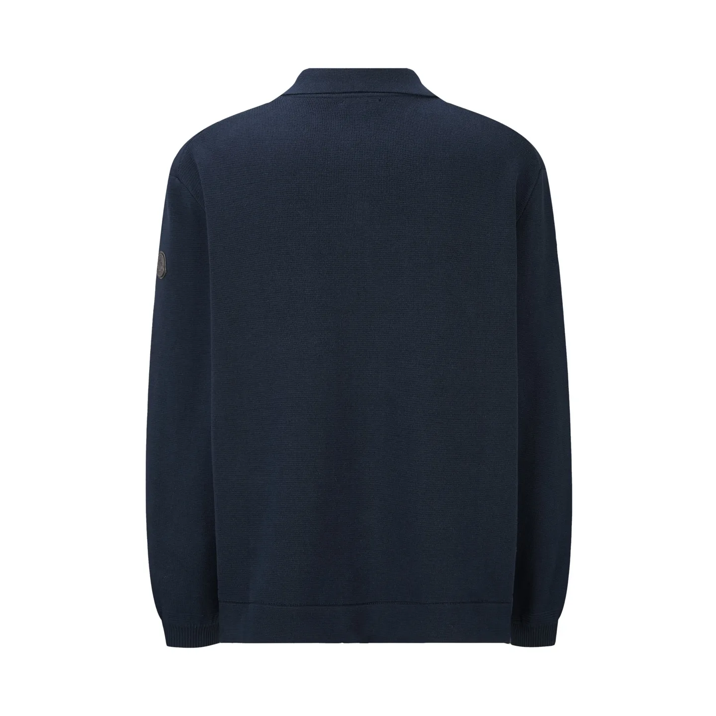Moncler Leather-Trimmed Wool and Cotton-Blend Zip-Up Cardigan D32519221 — view 2