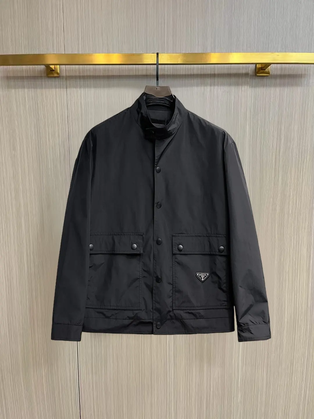 Logo-Appliquéd Shell Field Jacket D33014461