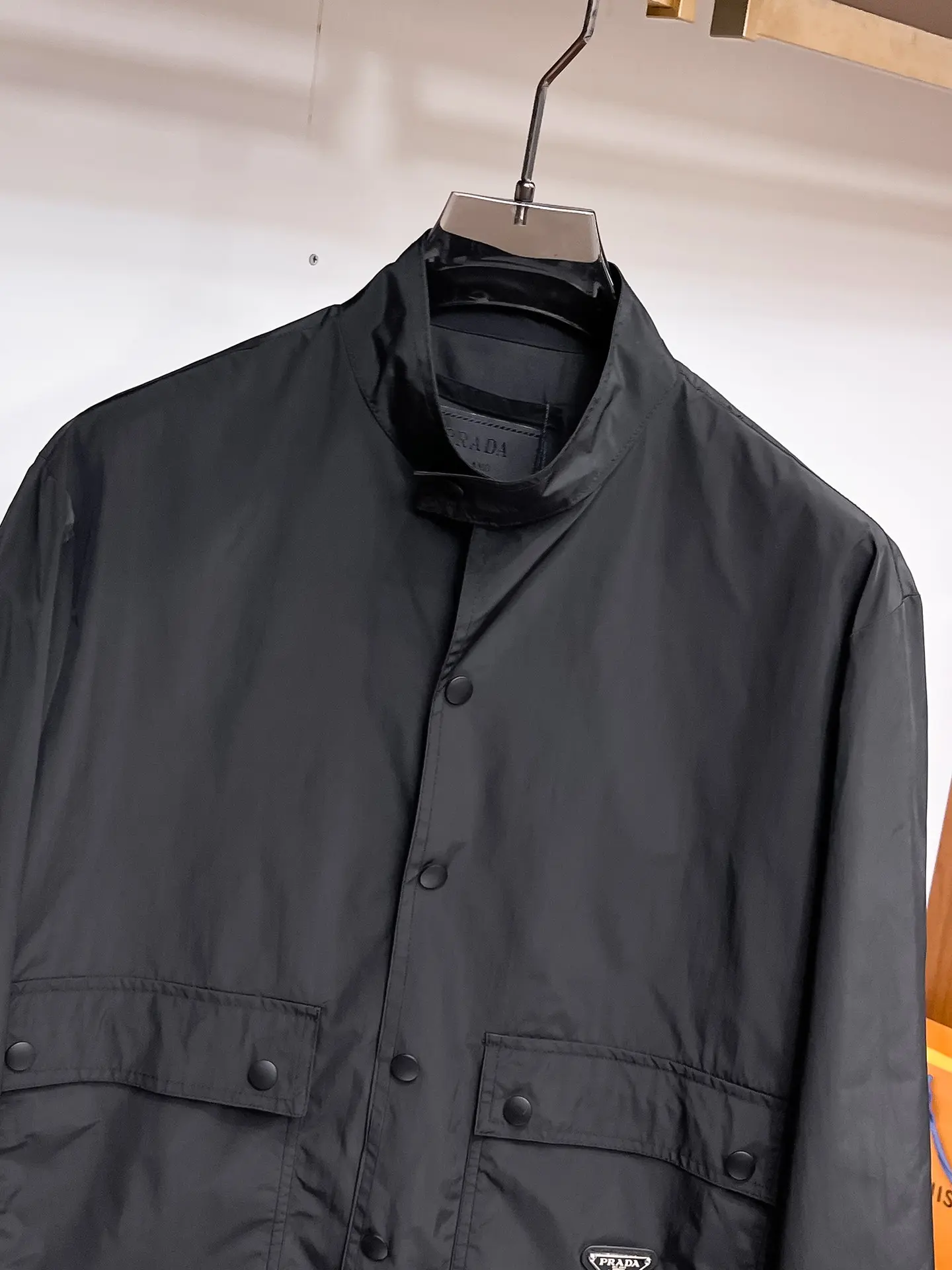 Logo-Appliquéd Shell Field Jacket D33014461 — view 4