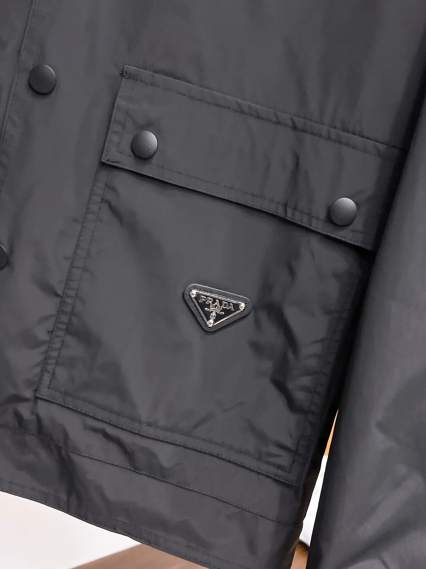 Logo-Appliquéd Shell Field Jacket D33014461 — view 7