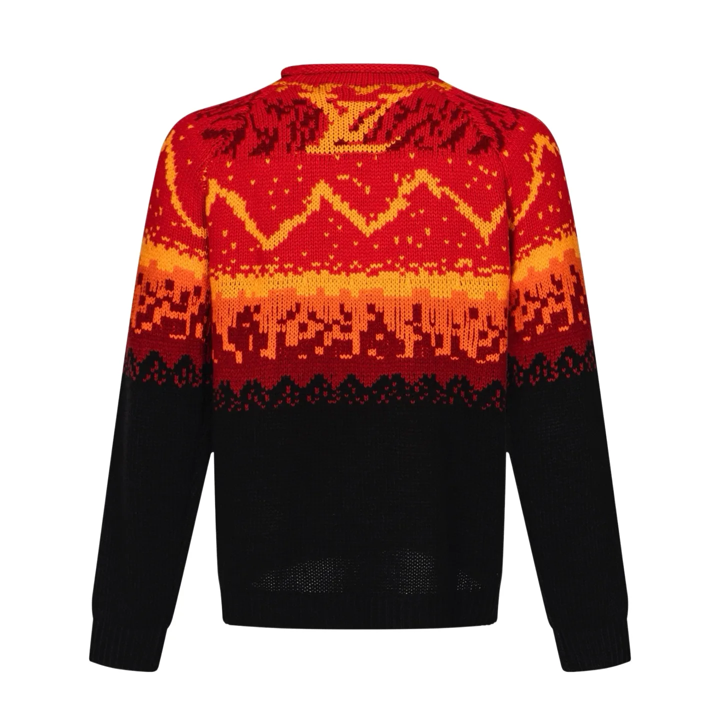 Volcano Fair Isle Gradient Wool Sweater D33021149 — view 2