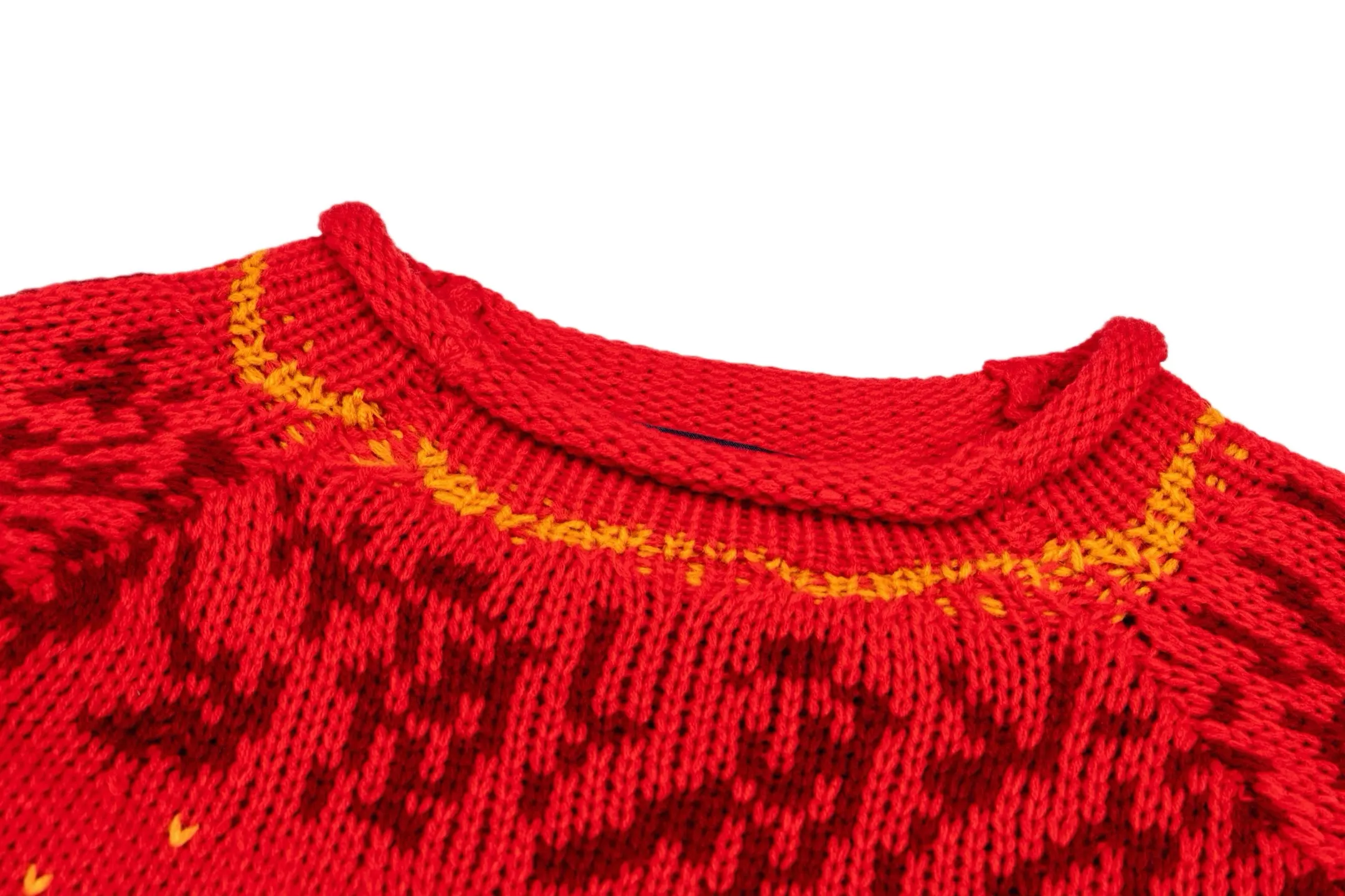 Volcano Fair Isle Gradient Wool Sweater D33021149 — view 3