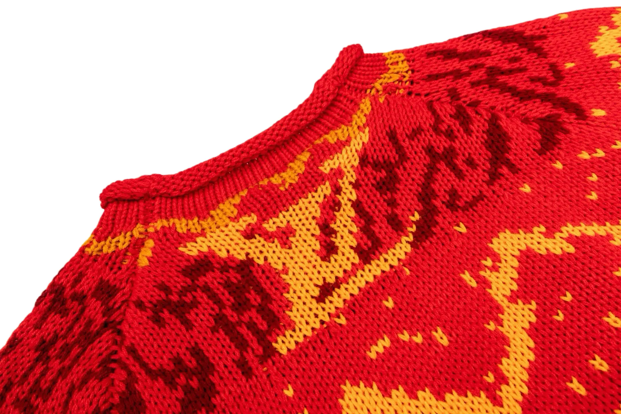 Volcano Fair Isle Gradient Wool Sweater D33021149 — view 4