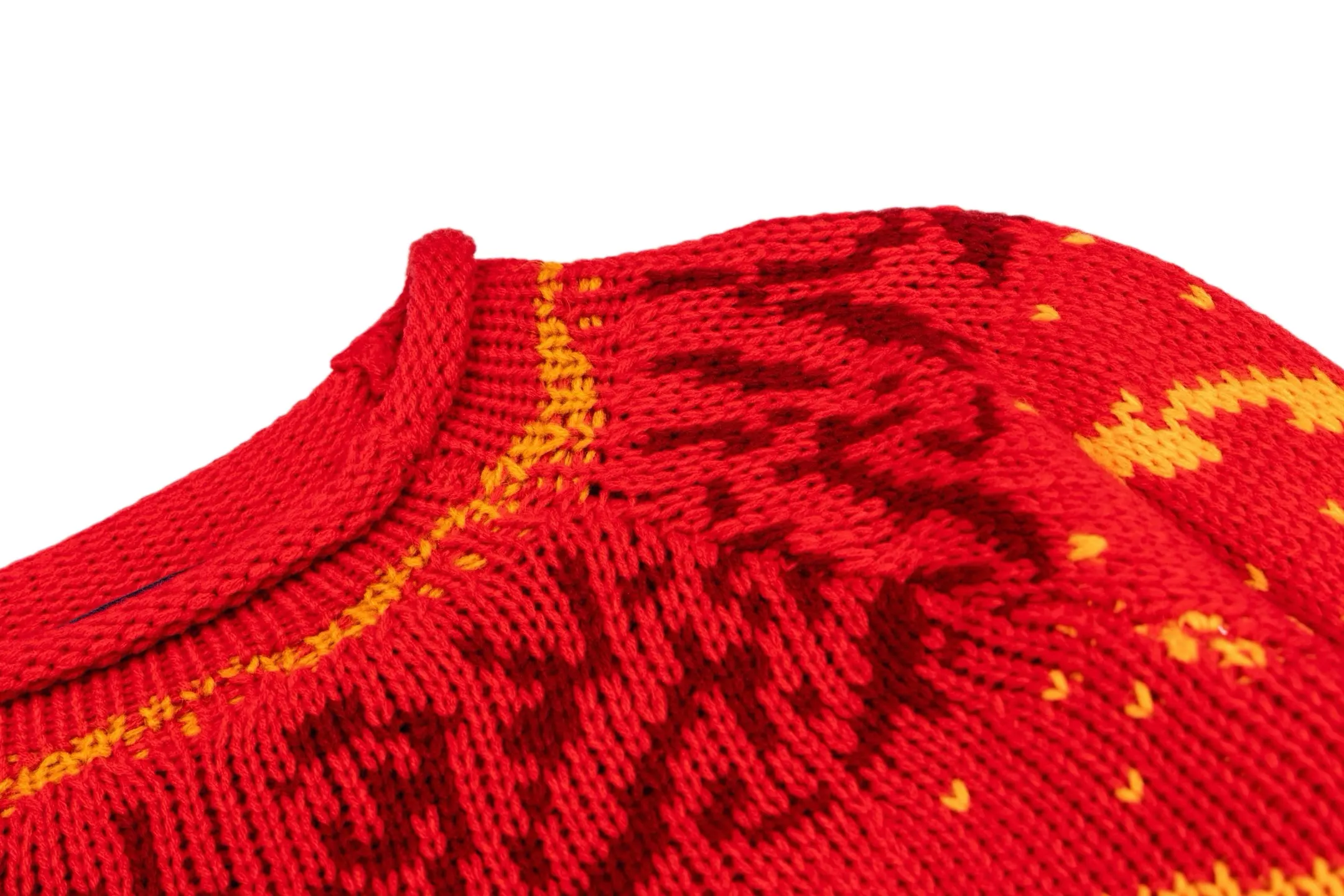 Volcano Fair Isle Gradient Wool Sweater D33021149 — view 5