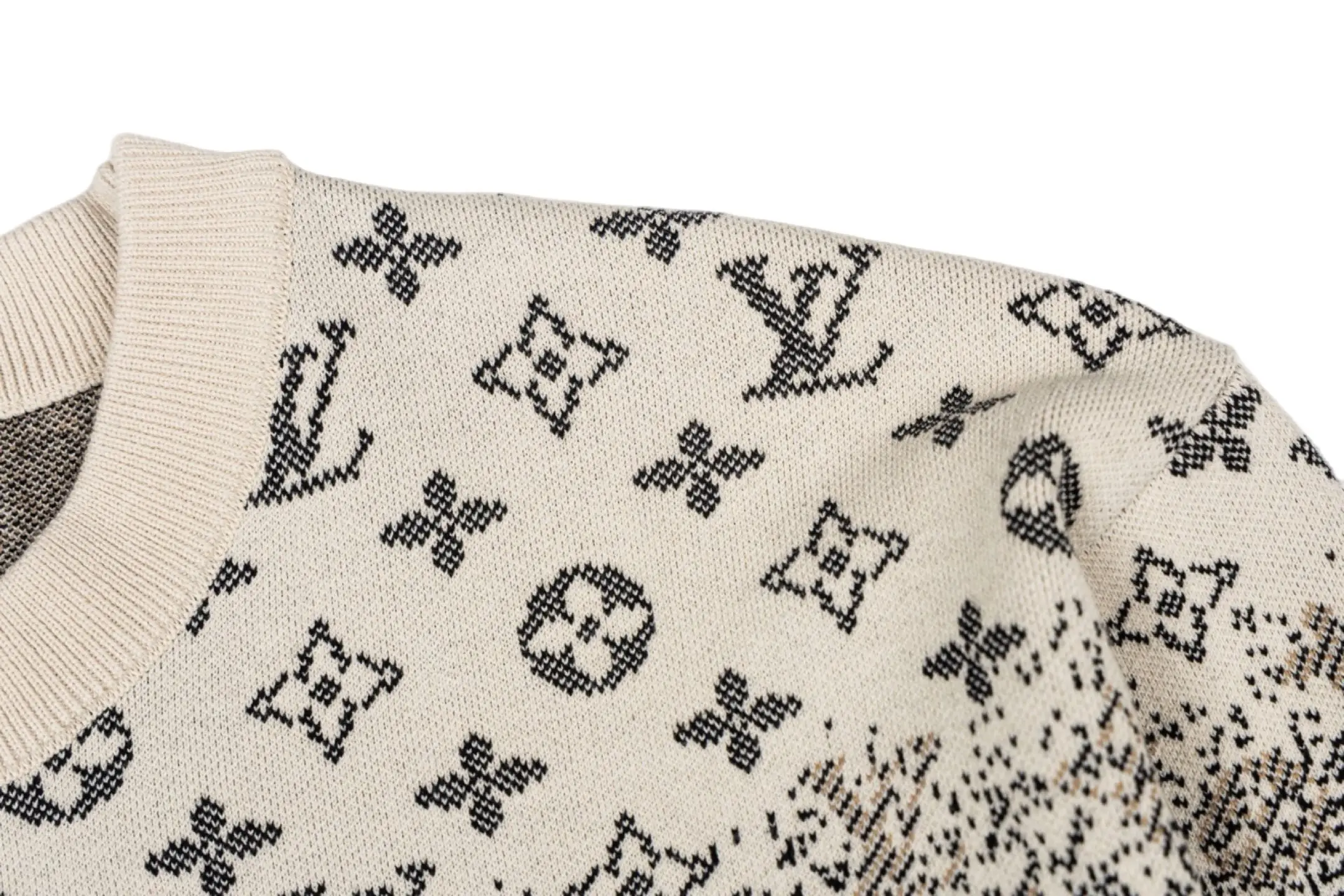 Monogram Gradient Wool-Silk Blend Sweater D33013801 — view 6
