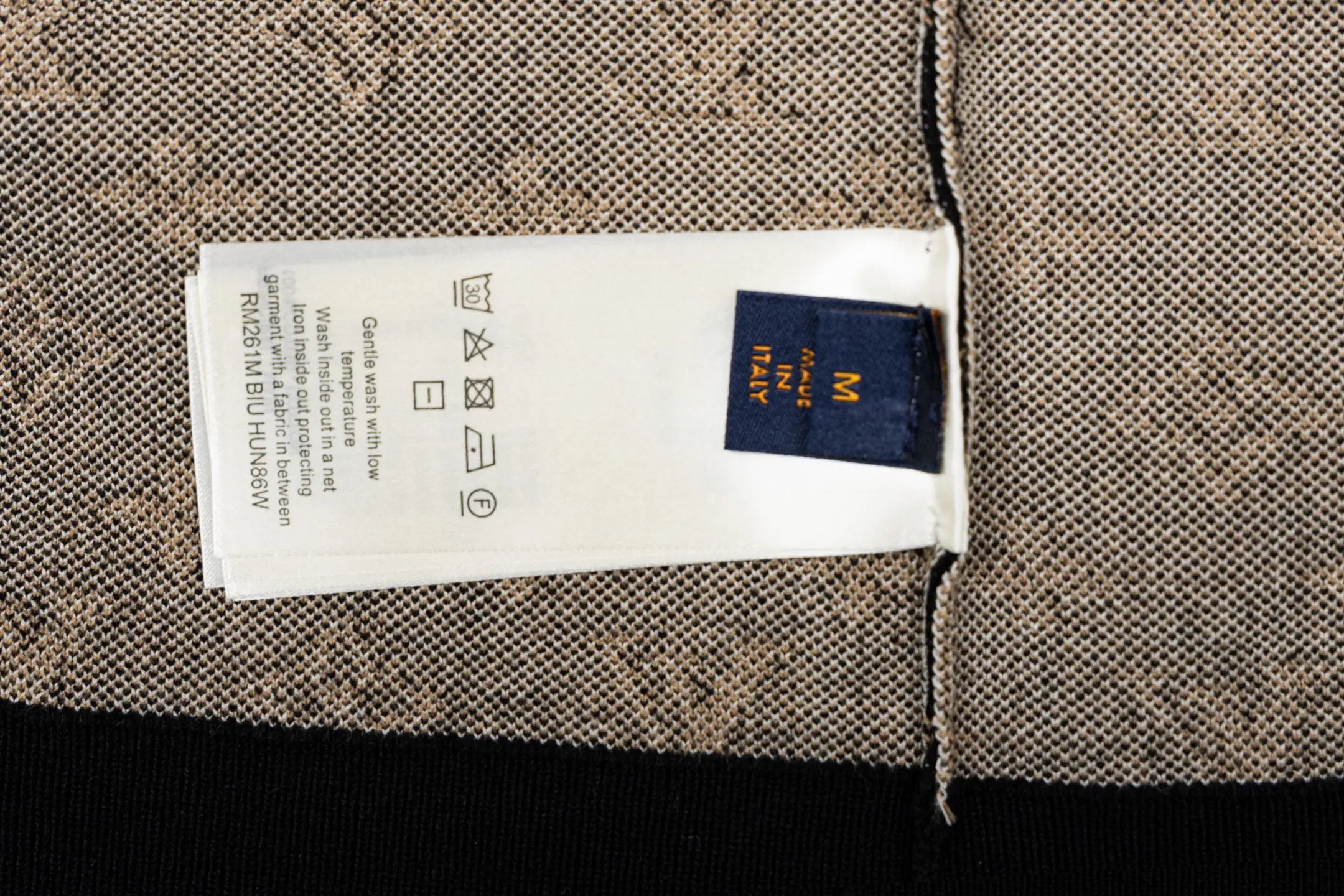 Monogram Gradient Wool-Silk Blend Sweater D33013801 — view 9