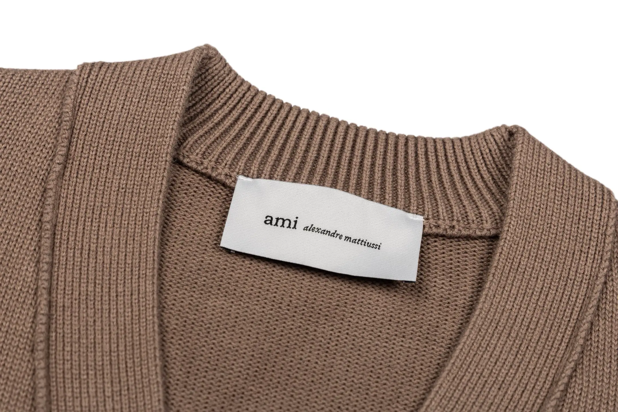 Ami de Coeur Wool V-Neck Cardigan D33021127 — view 4