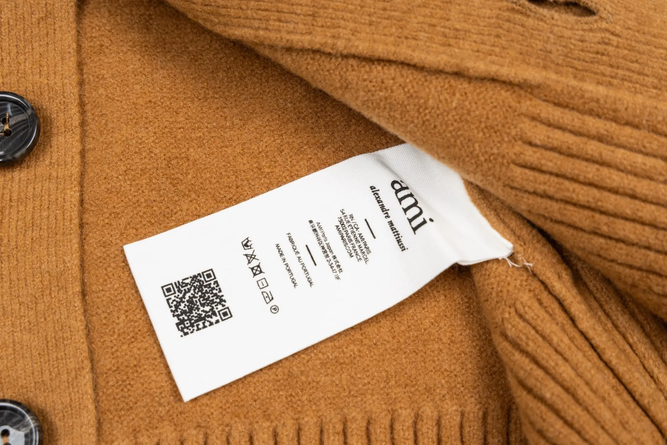 Ami de Coeur Alpaca-Blend Cardigan D33021131 — view 9