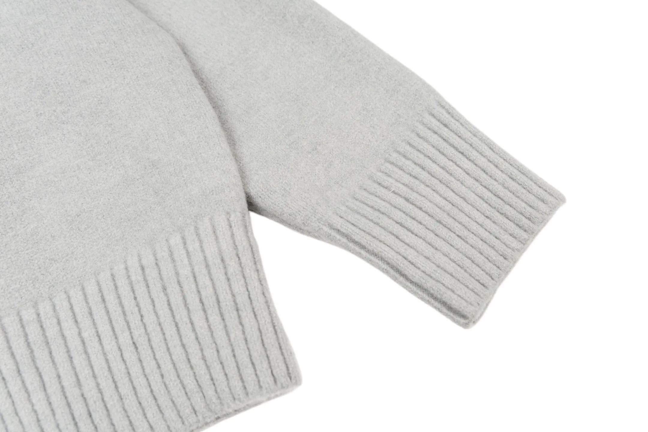 Ami de Coeur V-Neck Alpaca-Blend Cardigan D33021132 — view 7
