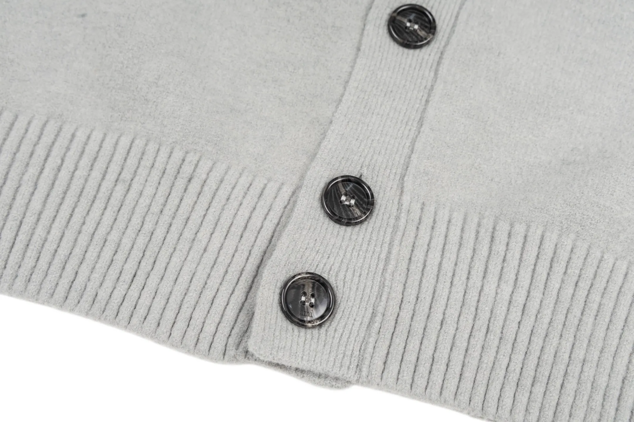 Ami de Coeur V-Neck Alpaca-Blend Cardigan D33021132 — view 8