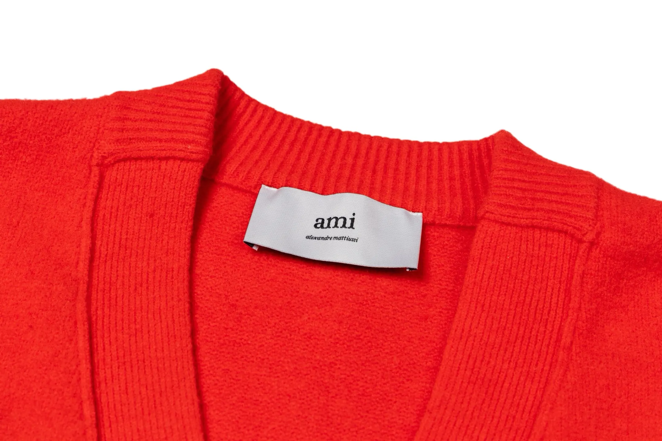 Ami de Coeur Intarsia V-Neck Cardigan D33021130 — view 3